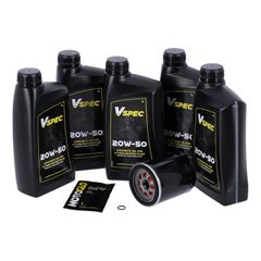MCS MCS, engine oil service kit. Black. 5L. 20W50 Synthetic