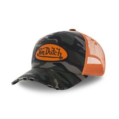 Von Dutch Von Dutch Heritage cap camou orange patch/net