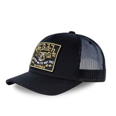 Von Dutch Von Dutch Heritage cap square patch eyes gold/black