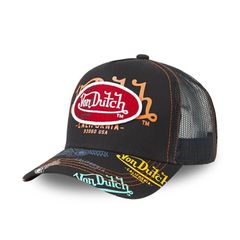 Von Dutch Von Dutch Logo Everywhere cap black/multicolour