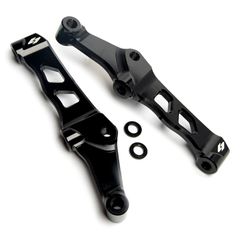 Kraus Kraus, front 108mm radial caliper mount set. Dual disc.Black