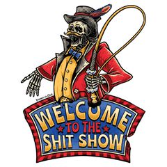Lethal Threat Lethal Threat Shit Show sticker