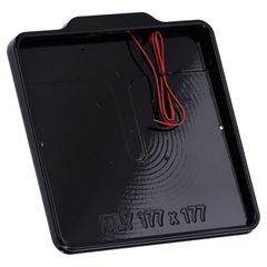 Danish Motorcycle Parts DMP, license plate frame with light 5.0 Italy. Gloss black