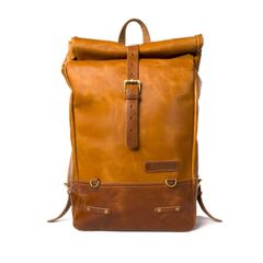Tripmachine Trip Machine Backpack panniers vintage tan