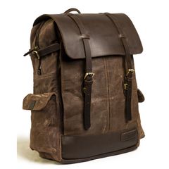 Tripmachine Trip Machine, Rambler backpack. Tobacco brown