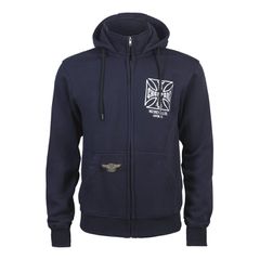 West Coast Choppers WCC OG ATX zip hoodie navy blue