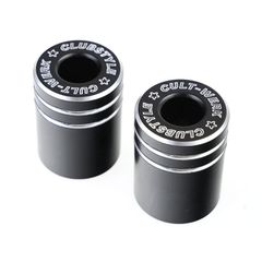 Cult-Werk Cult-Werk, V2 end caps for ‘Clubstyle’ crash bar. Black