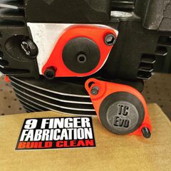 9 Finger Fabrication LLC 9Finger Fabrication, Evo/Twin Cam intake port cover set
