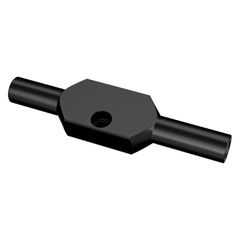 Goodridge Goodridge Aluminum brake tee bar. Black plated carbon steel.