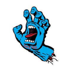 Santa Cruz Santa Cruz Screaming Hand Sticker 10Pk