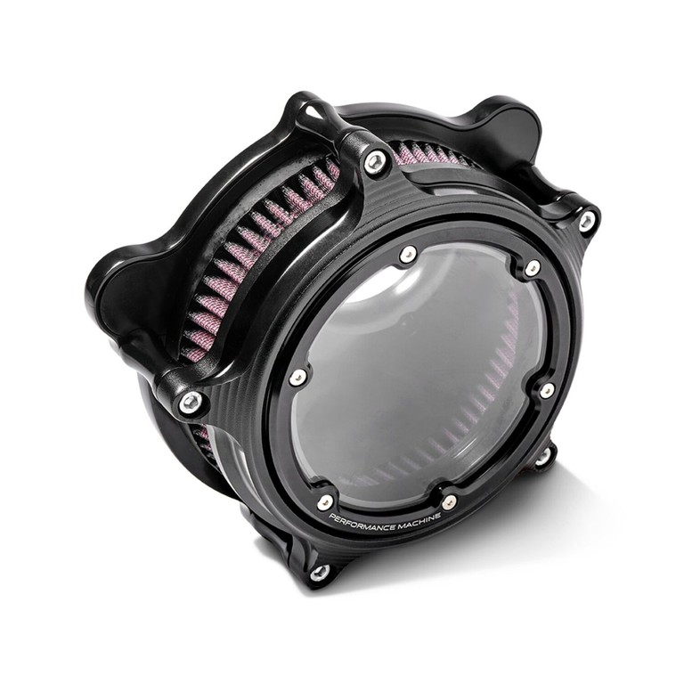 Performance Machine PM, Vision Series Air Cleaner. Black