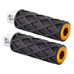 Arlen Ness Arlen Ness, Diamond foot peg set. Gold