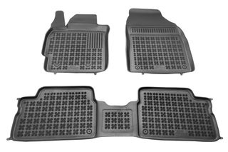 Λαστιχένια πατάκια TOYOTA Auris (2007-2010) / Corolla (2006-2012) / GREAT WALL Voleex c30 (2010-2016) - τύπου σκαφάκι - 3τμχ., Rezaw Plast
