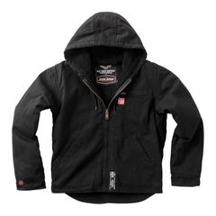 West Coast Choppers WCC Sherpa Lined work jacket black