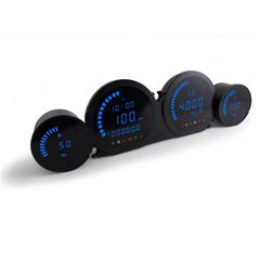 Koso KOSO, HD-06 4-piece gauge kit. Blue display