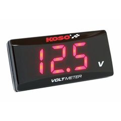 Koso KOSO, Super-Slim digital volt meter. Red digits