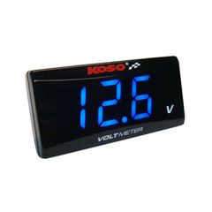 Koso KOSO, Super-Slim digital volt meter. Blue digits