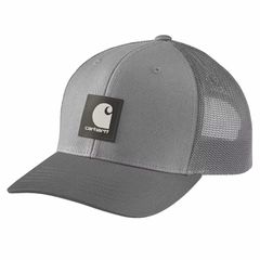 Carhartt Carhartt Twill Mesh-Back Logo Patch cap asphalt