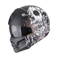 Scorpion Scorpion EXO-Combat II Genesis matt black-white-gold