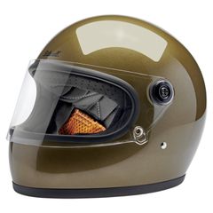 Biltwell Biltwell Gringo S helmet Ugly Gold Metallic
