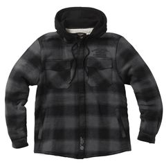 West Coast Choppers WCC Hell Bent Flannel jacket charcoal/black