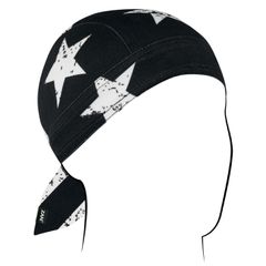 Zan Headgear ZANheadgear Flydanna® Sportflex® UPF50+ Black & White Flag