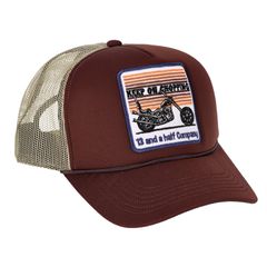 13 and a half company 13 1/2 Keep On Chopping trucker cap brown/khaki