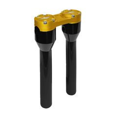 HeinzBikes HeinzBikes, Clubstyle straight risers 12″. Black/Gold