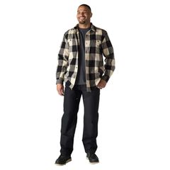 Carhartt Carhartt Plaid long sleeve shirt oat milk