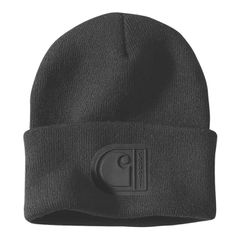 Carhartt Carhartt Knit Cuffed C Patch beanie black