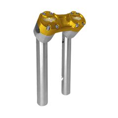 HeinzBikes HeinzBikes, Clubstyle pullback risers 6″. Silver/Gold
