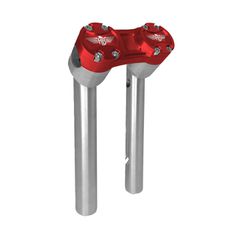 HeinzBikes HeinzBikes, Clubstyle pullback risers 8″. Silver/Red