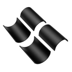 HeinzBikes HeinzBikes, aluminum riser adapters 1-1/4″ to 1-1/8″. Black