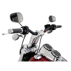 Performance Machine PM, 1-1/4″ Phatbar & 12″ riser kit. Chrome