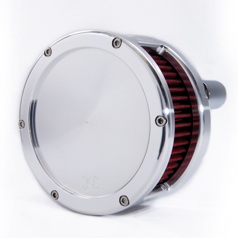 Feuling Feuling, BA air cleaner. Raw. Red filter. Solid cover