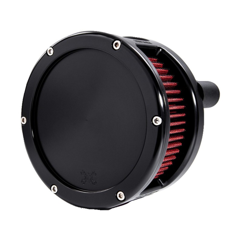 Feuling Feuling, BA air cleaner. Black. Red filter. Solid cover