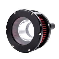 Feuling Feuling, BA air cleaner. Black. Red filter. Clear cover
