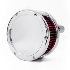 Feuling Feuling, BA air cleaner. Chrome. Red filter. Solid cover