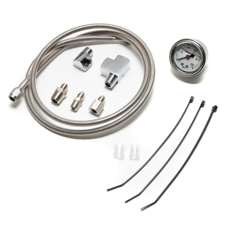 Feuling Feuling, remote oil pressure gauge kit. Stainless