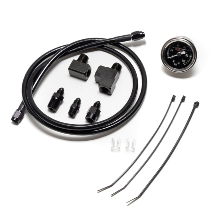 Feuling Feuling, remote oil pressure gauge kit. Black
