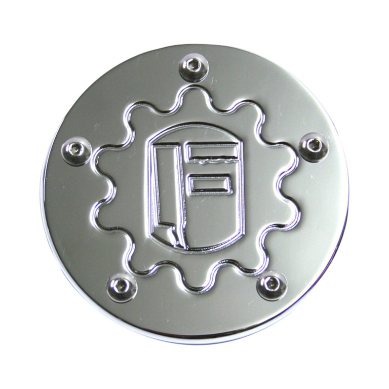 Feuling Feuling, point cover. Gear Logo. Chrome