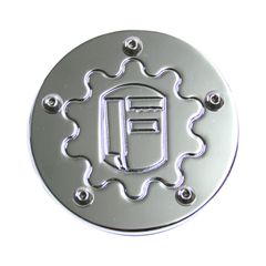 Feuling Feuling, point cover. Gear Logo. Chrome