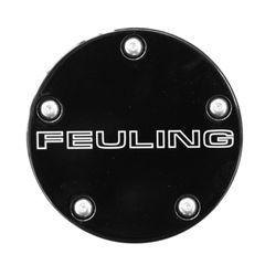 Feuling Feuling, point cover. Feuling Text logo. Black CC