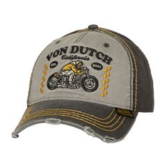 Von Dutch Von Dutch Retro Cafe Racer cap black