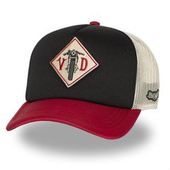 Von Dutch Von Dutch Foam Motorcycle cap black/red/white