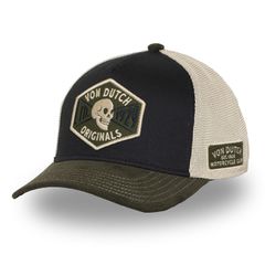 Von Dutch Von Dutch Semi-Curved Skull cap black/green/white