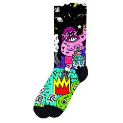 American Socks American Socks Barbarian Signature socks black