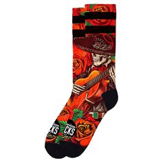 American Socks American Socks El Mariachi Signature socks red