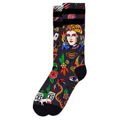 American Socks American Socks Sorcerer Signature socks black