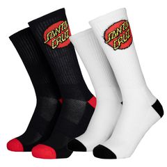 Santa Cruz Santa Cruz Classic Dot Socks white & black